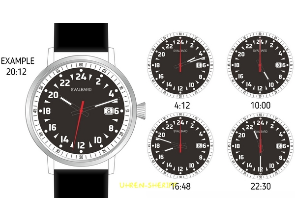 Svalbard AA48 Expedition Fliegeruhr Manual